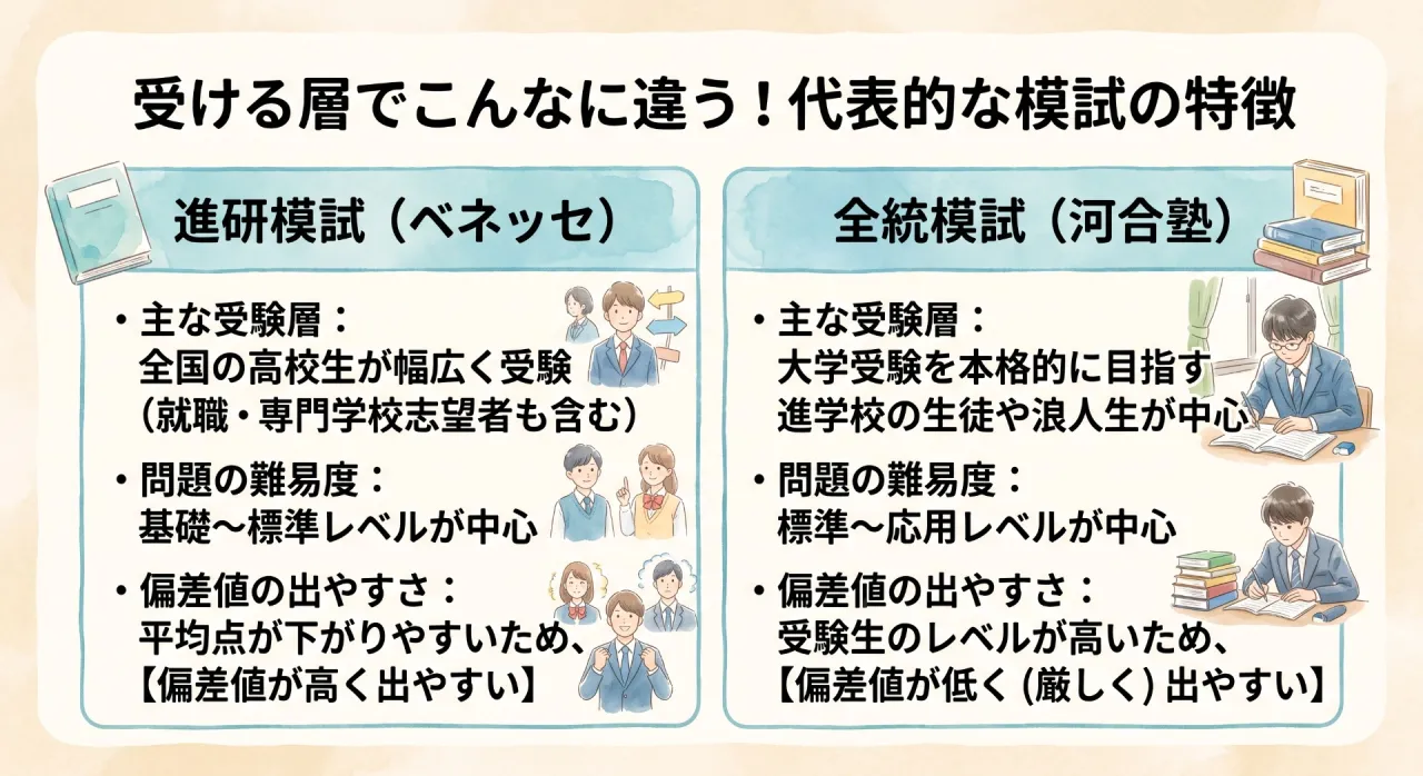 模試によって偏差値が違うのはなぜ? 知っておきたい入試に関わる数字の裏側